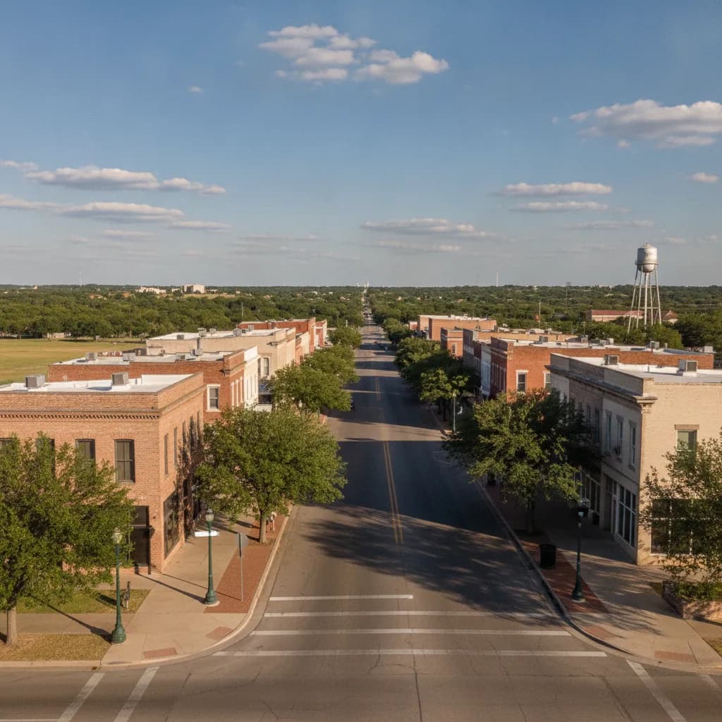 View of Pleasanton, TX