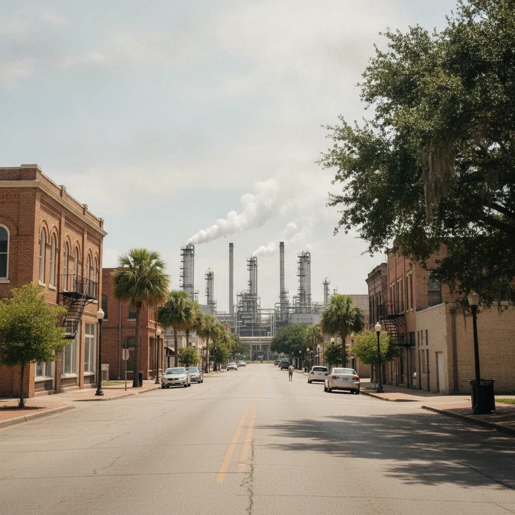 View of Port Arthur, TX