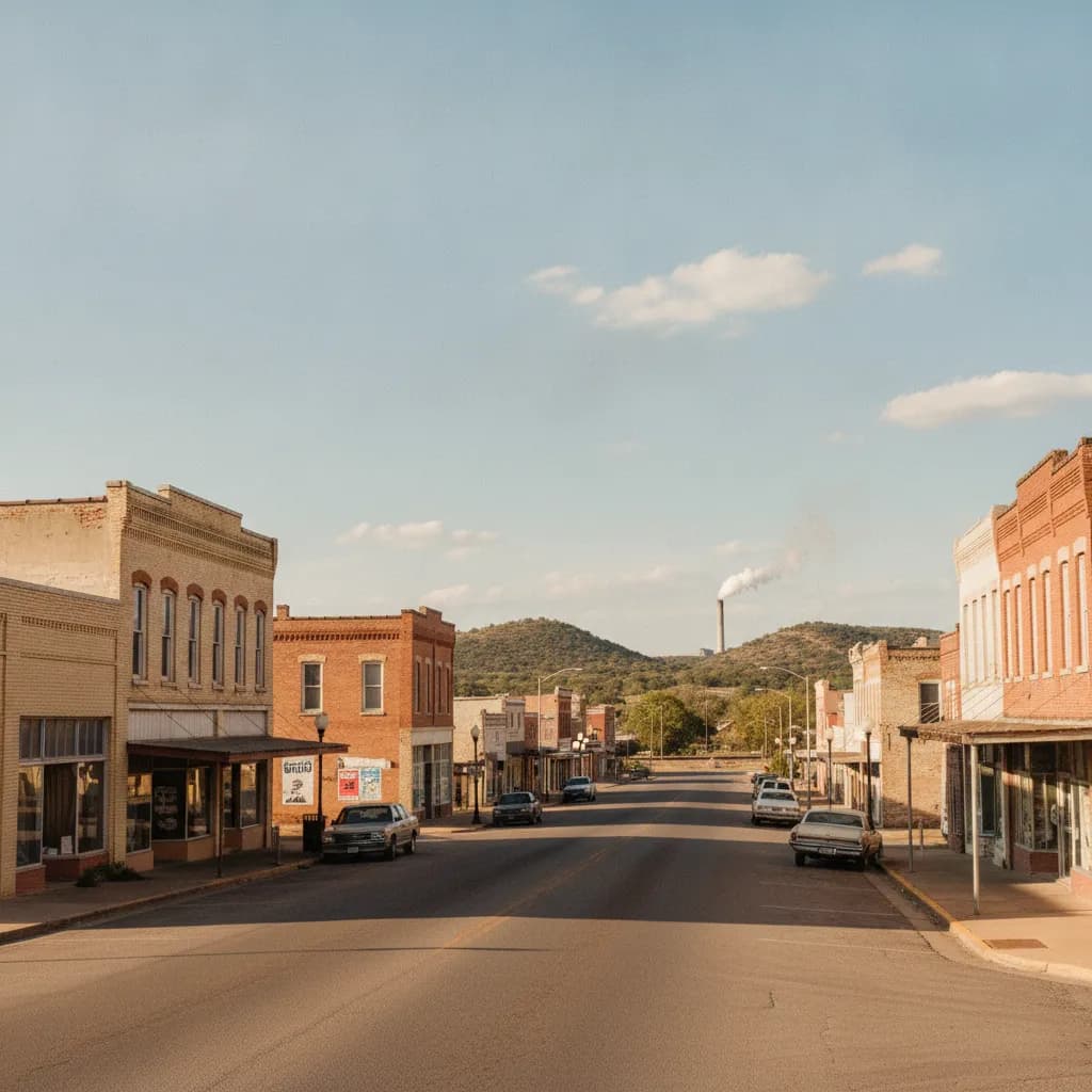 View of Rockdale, TX