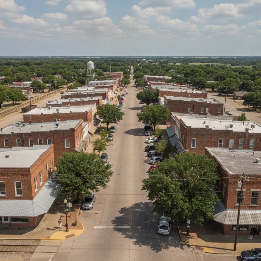 View of Rosenberg, TX