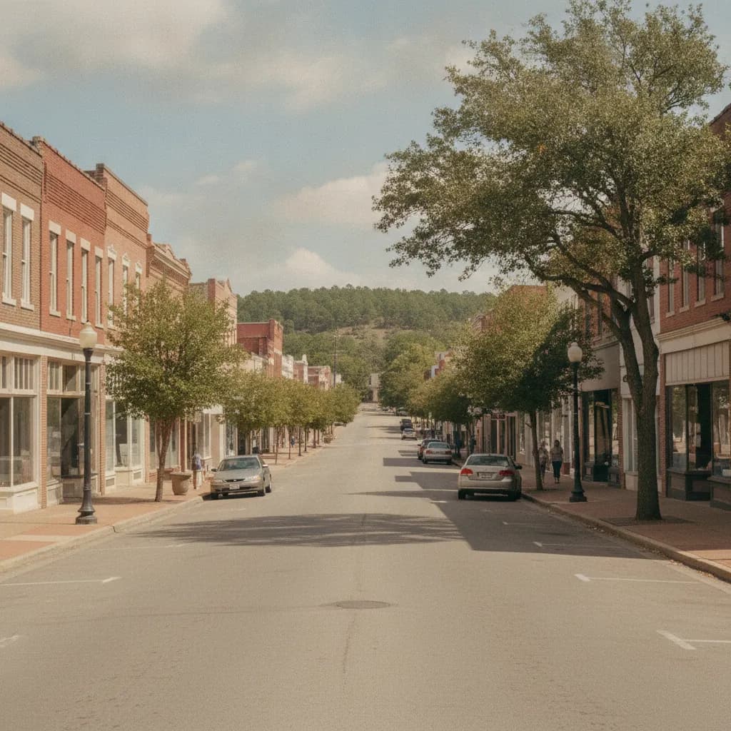 View of Rusk, TX