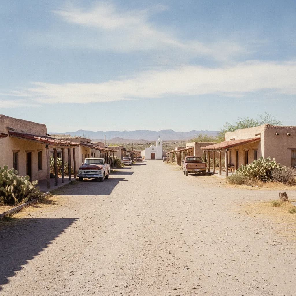View of San Elizario, TX