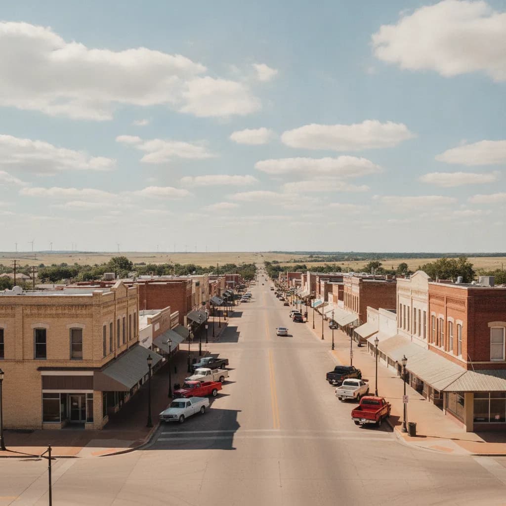 View of Snyder, TX