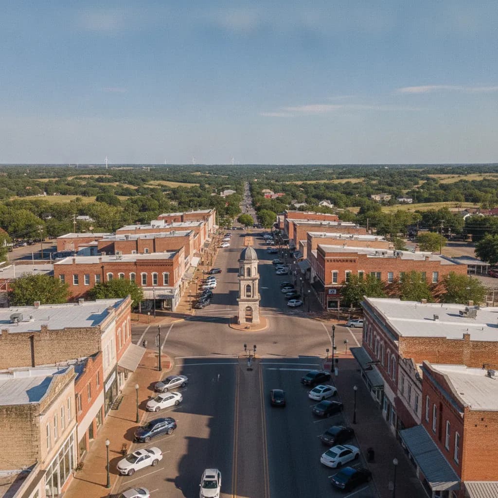View of Stephenville, TX