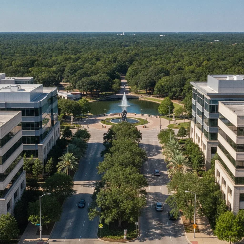 View of The Woodlands, TX