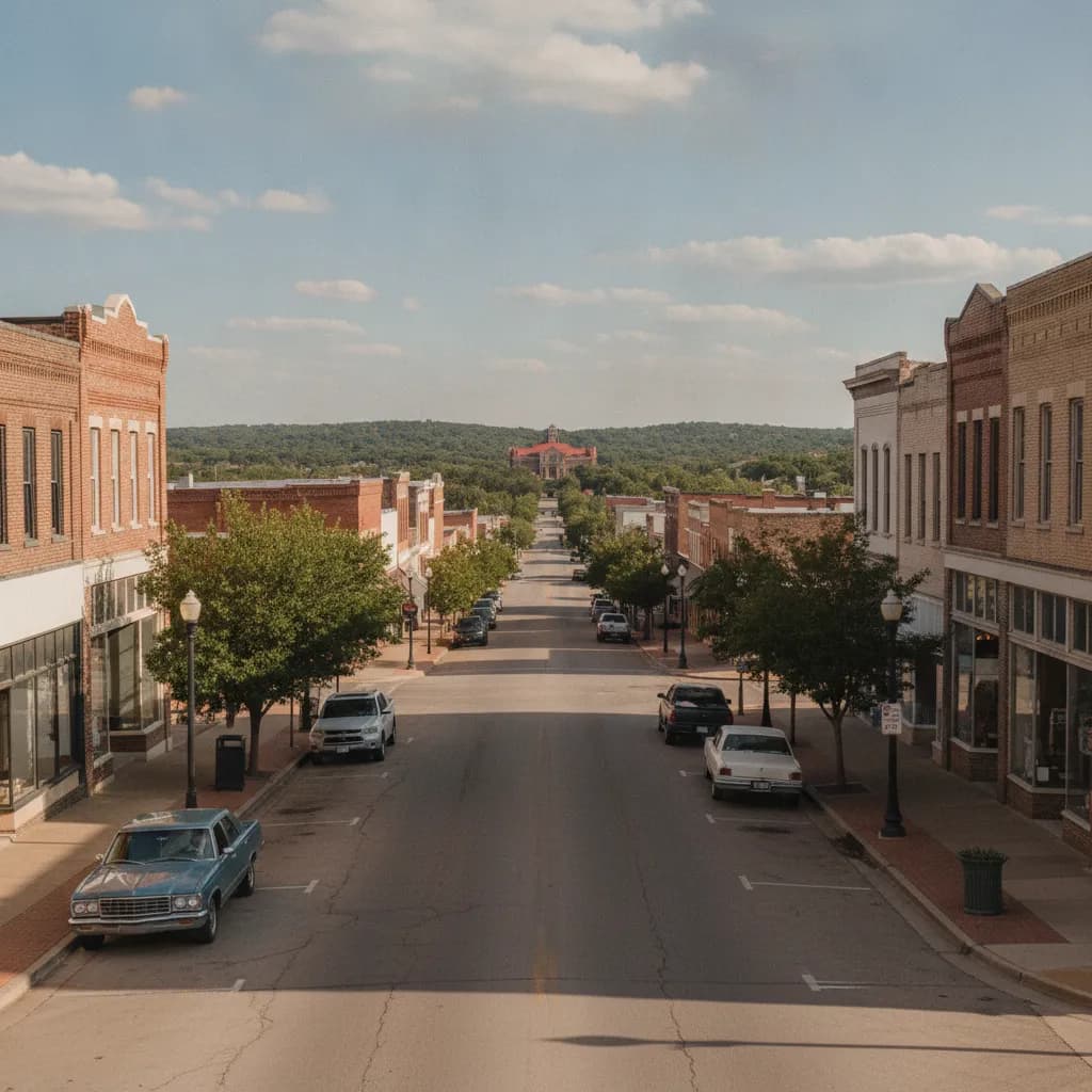View of Weatherford, TX