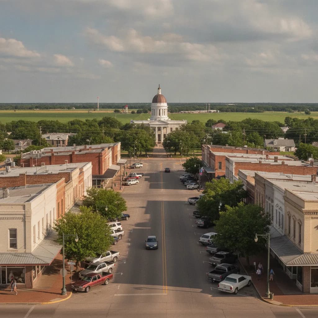 View of Wharton, TX