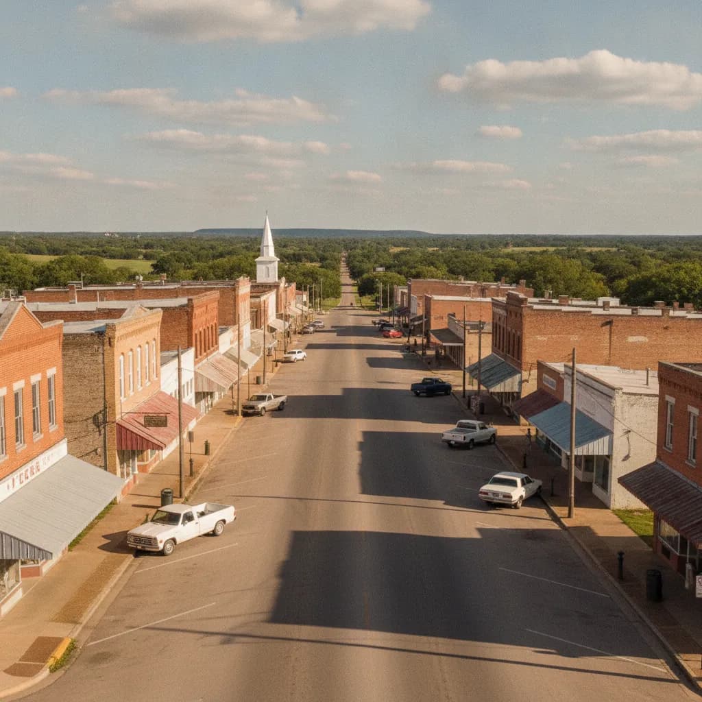 View of Yoakum, TX