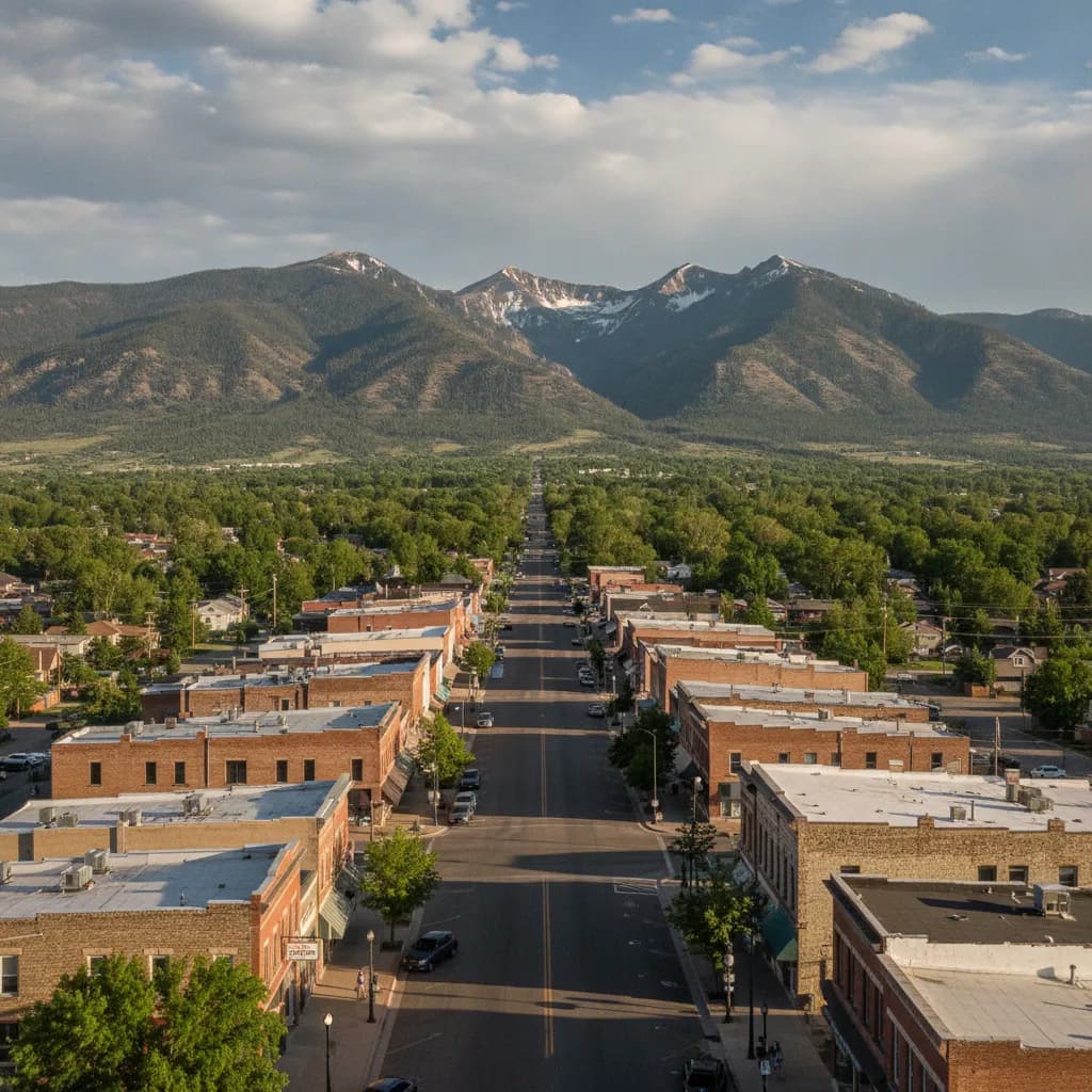 View of Brigham City, UT