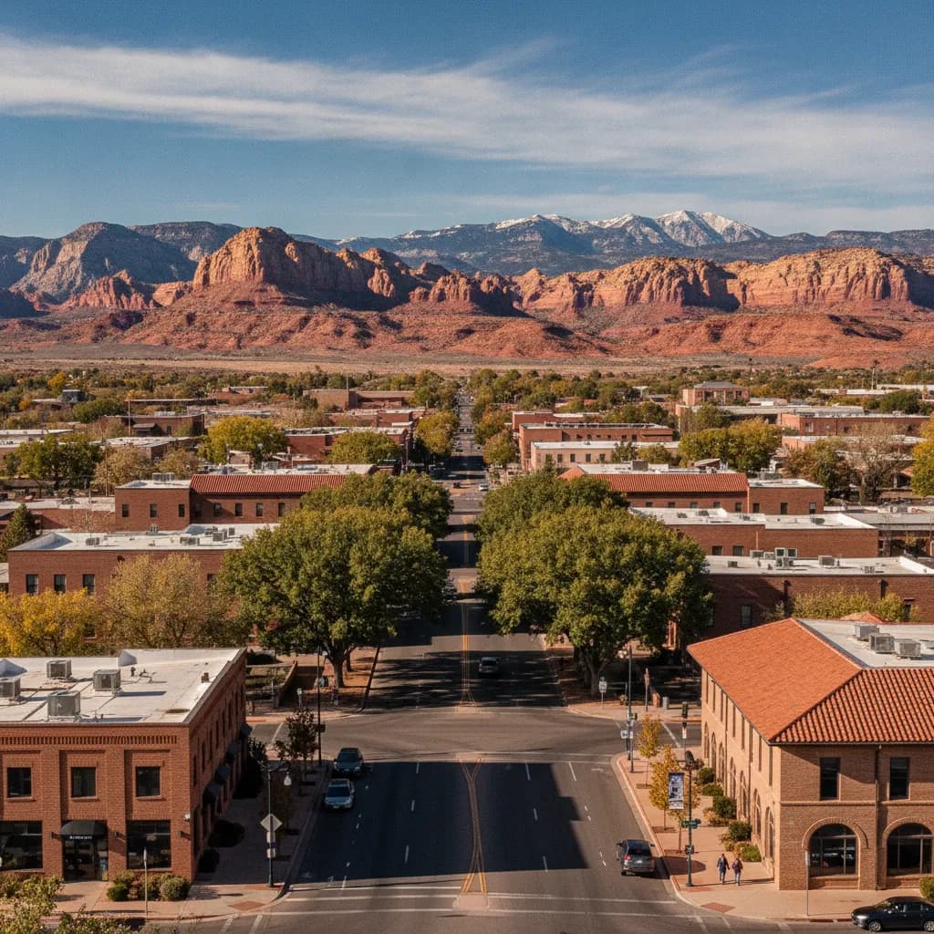 View of Cedar City, UT