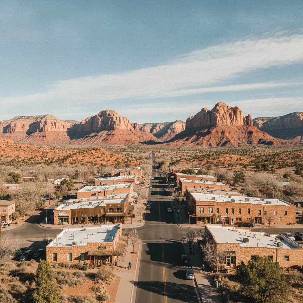 View of Kanab, UT