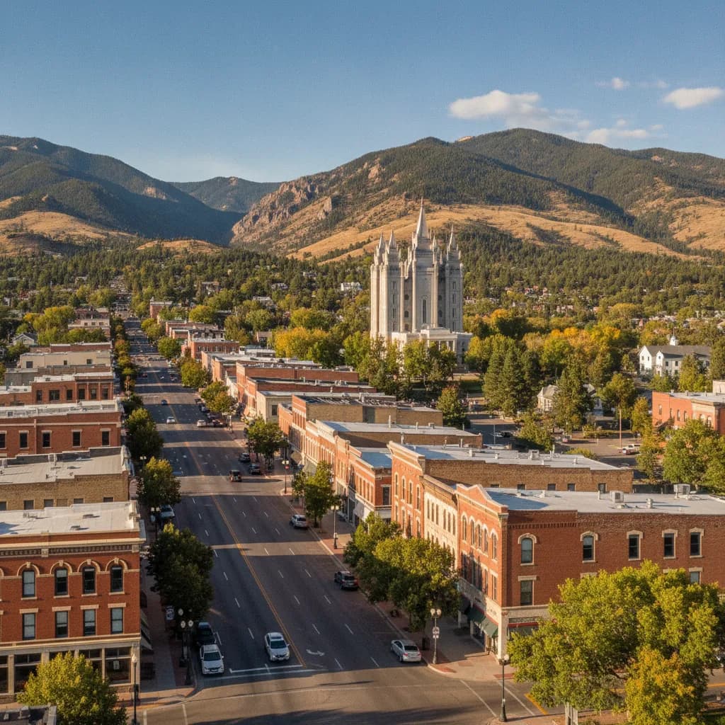 View of Logan, UT