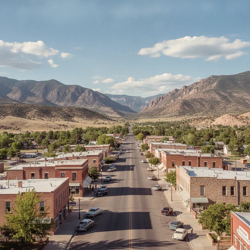 View of Richfield, UT