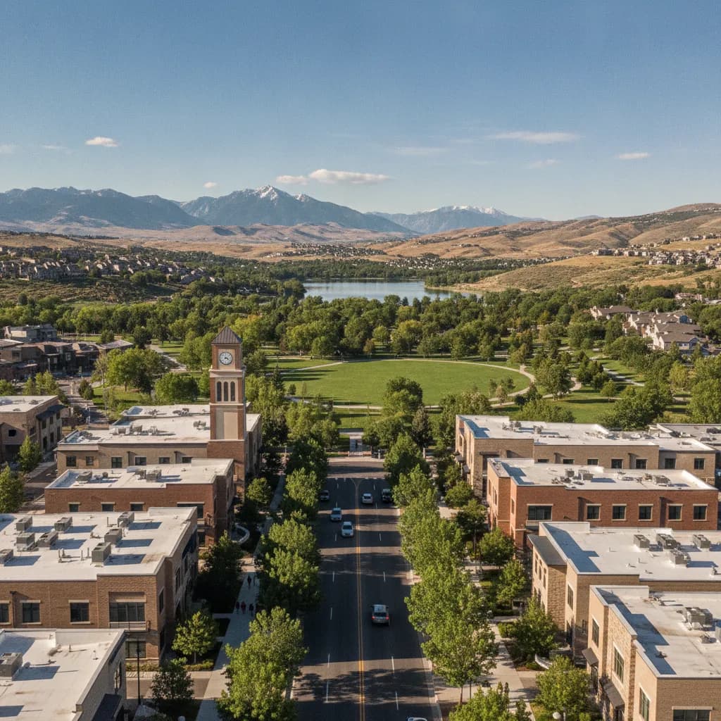 View of South Jordan, UT