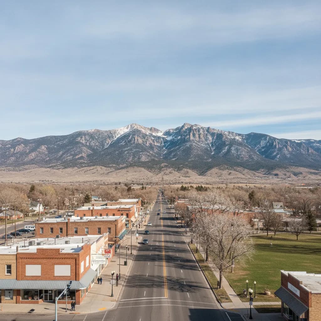 View of Vernal, UT