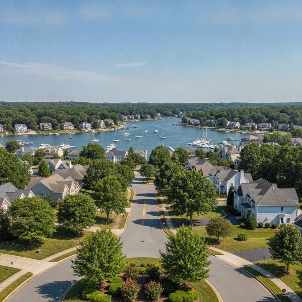 View of Aquia Harbour, VA