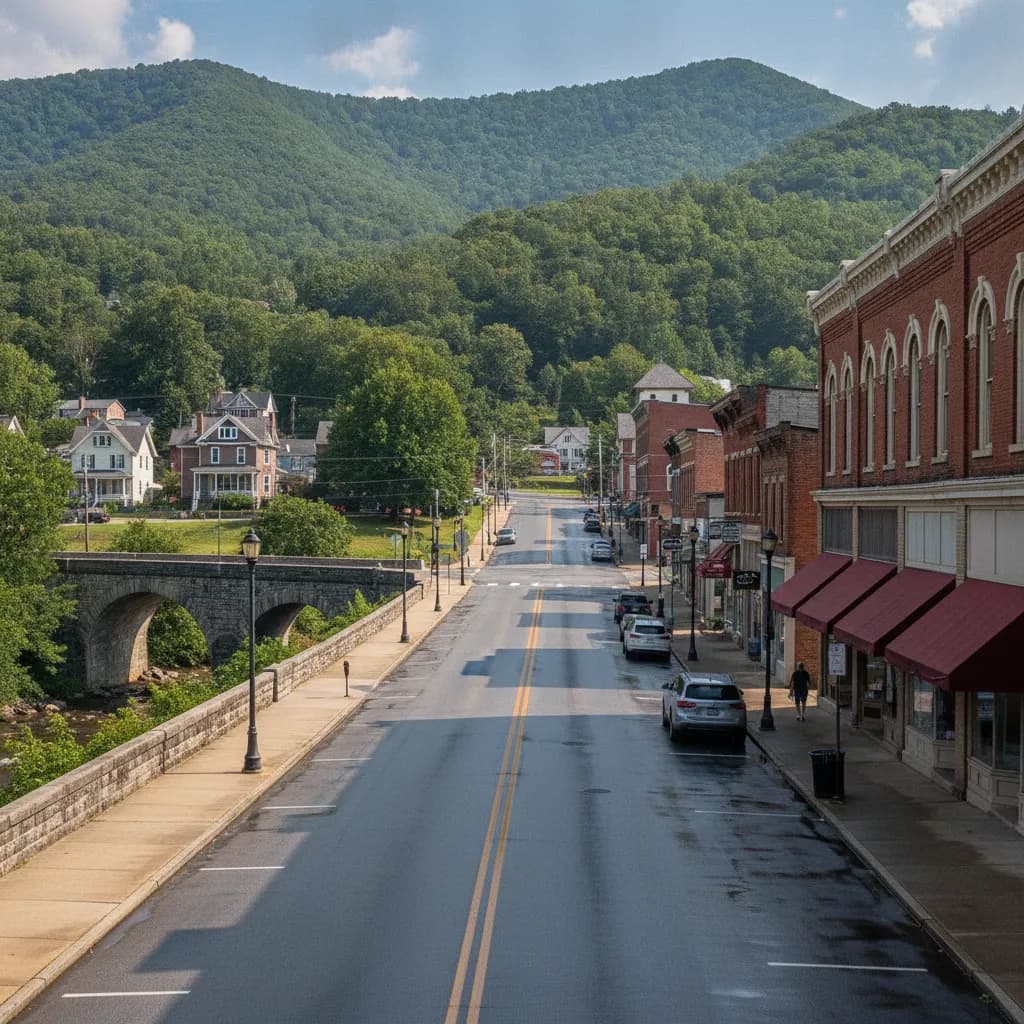 View of Big Stone Gap, VA