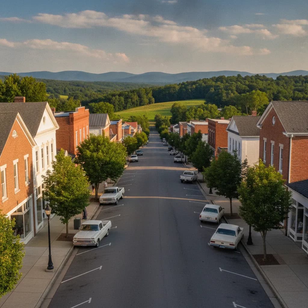 View of Broadway, VA
