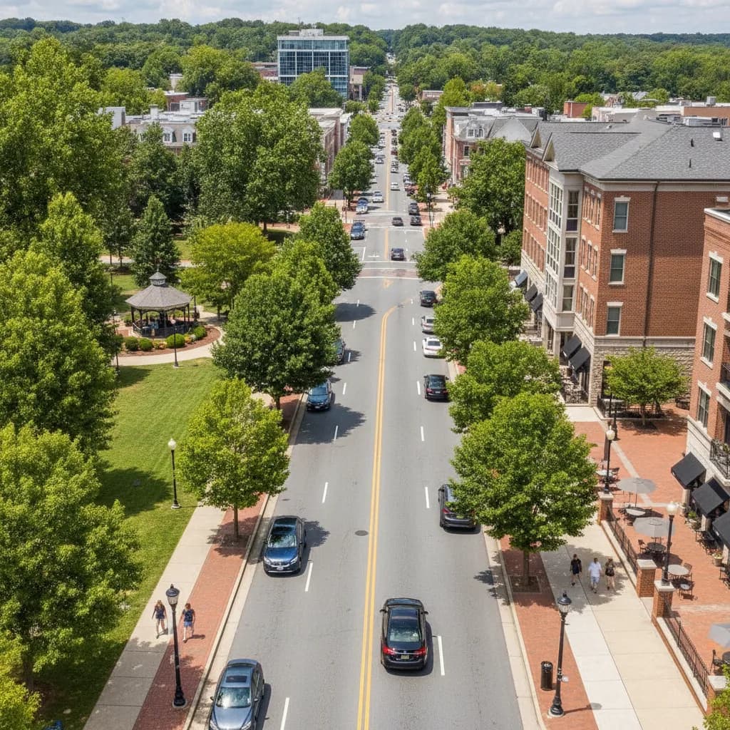 View of Centreville, VA