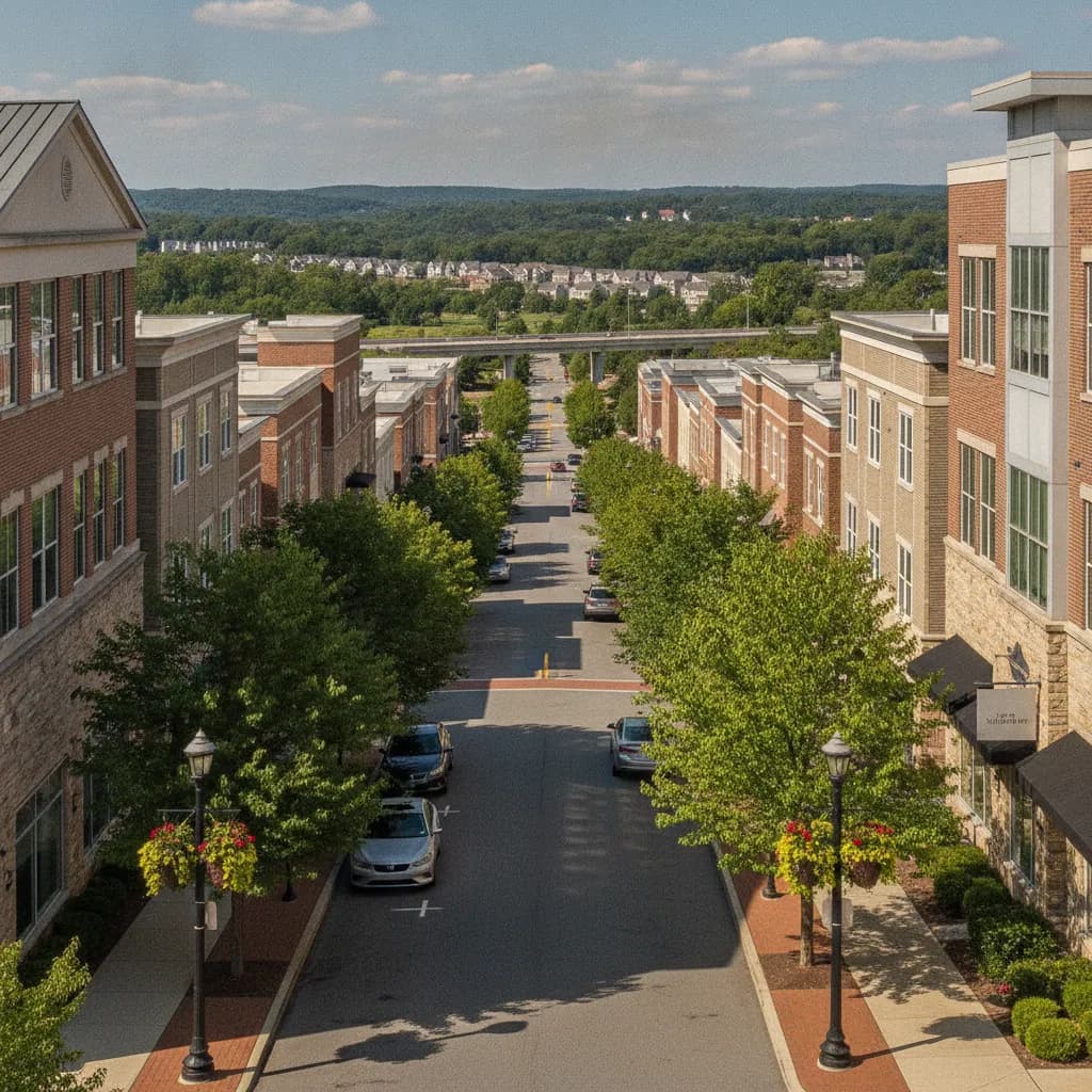 View of Dulles Town Center, VA