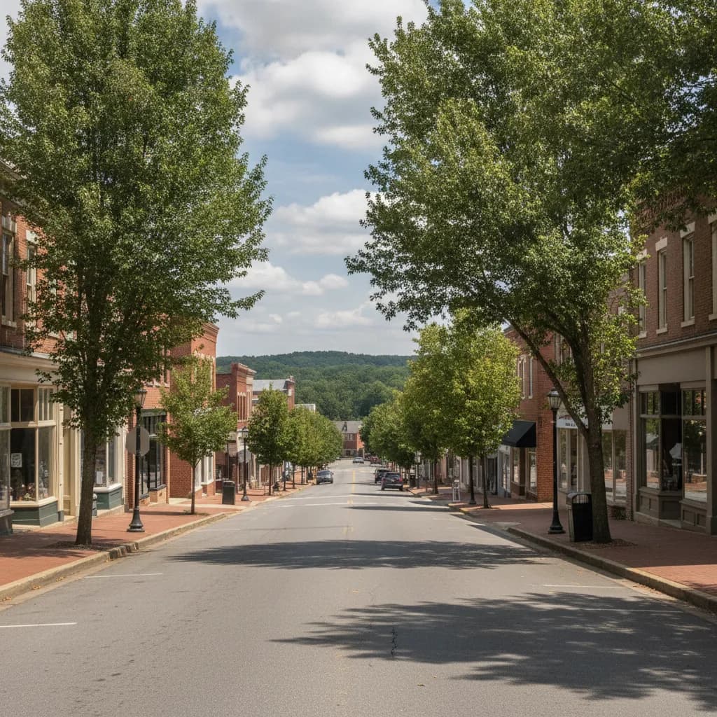 View of Farmville, VA