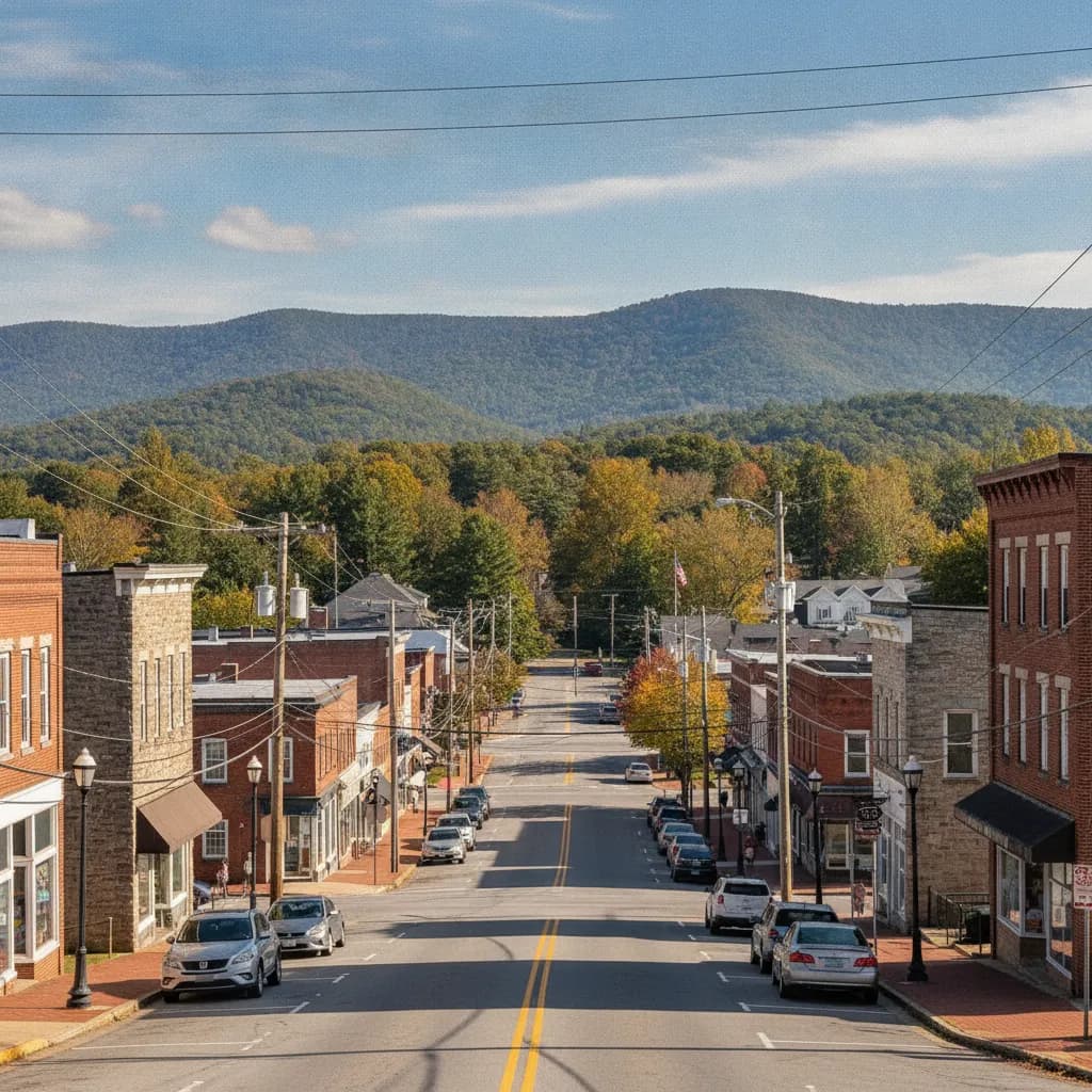 View of Galax, VA