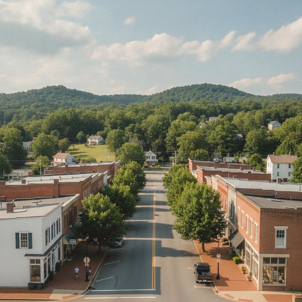 View of Hollins, VA