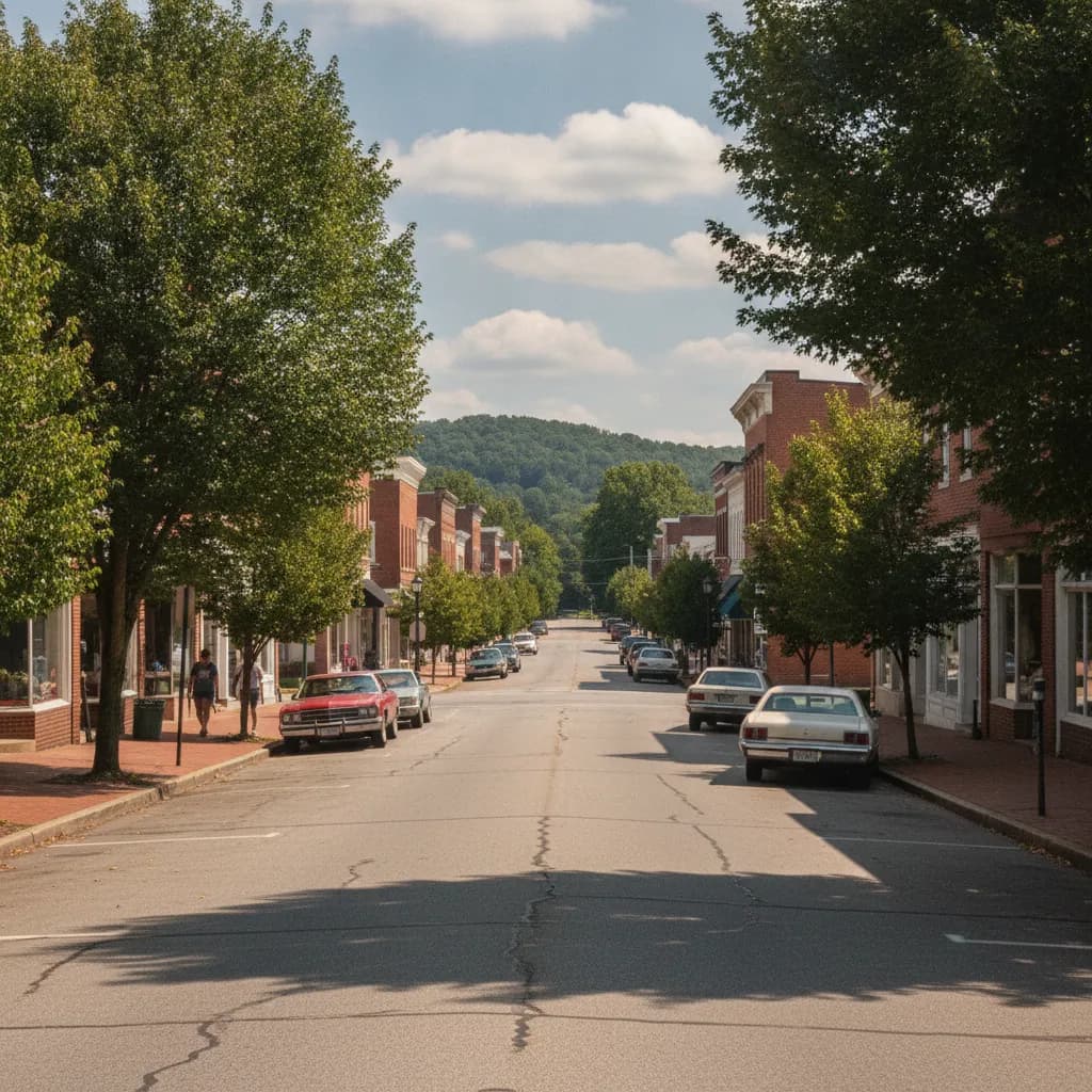 View of Hutchison, VA