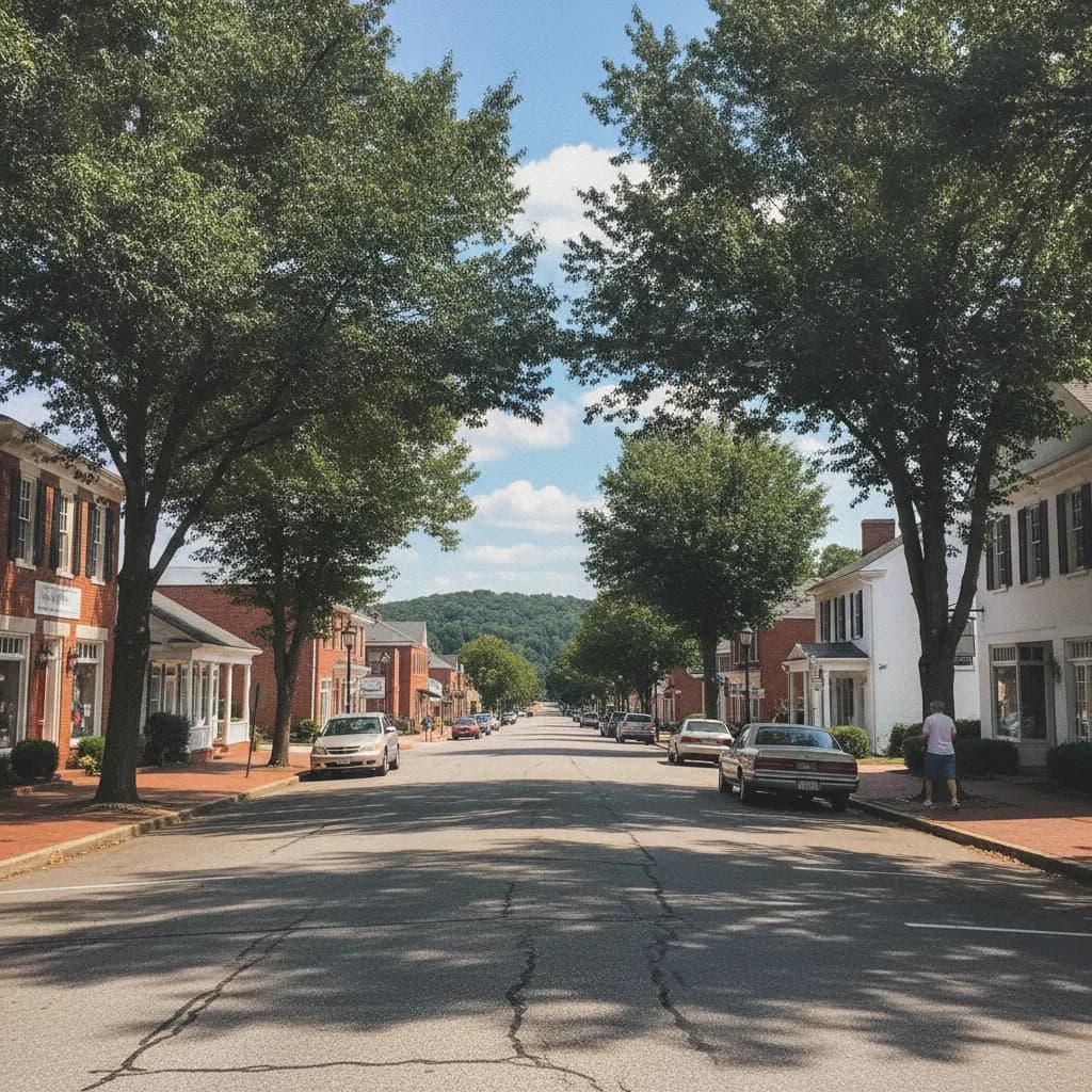 View of King George, VA