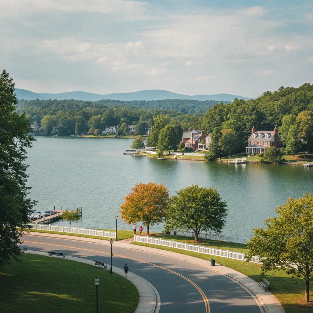 View of Lake Barcroft, VA