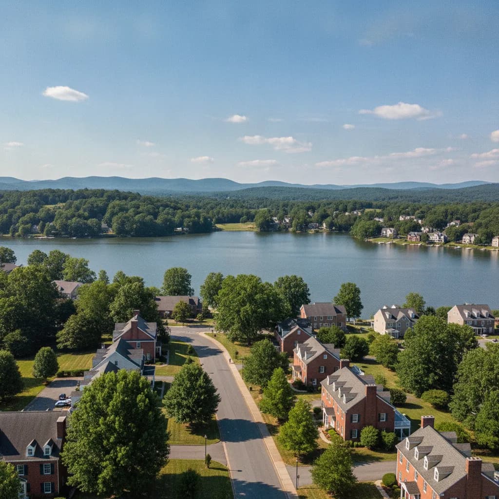 View of Lake Monticello, VA