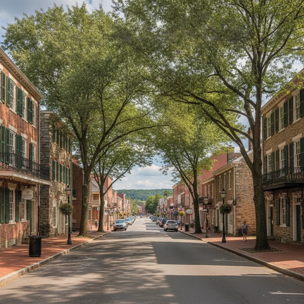 View of Leesburg, VA