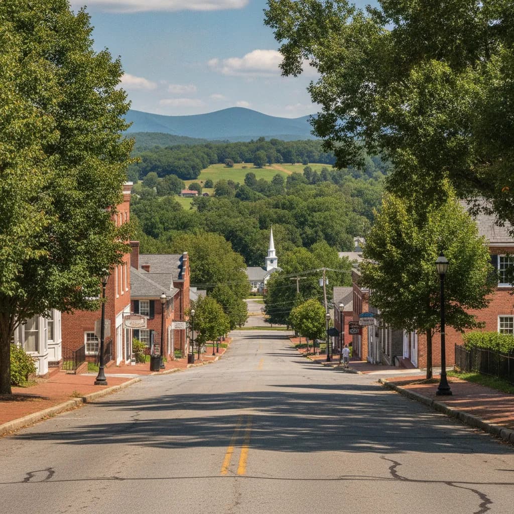 View of Mantua, VA