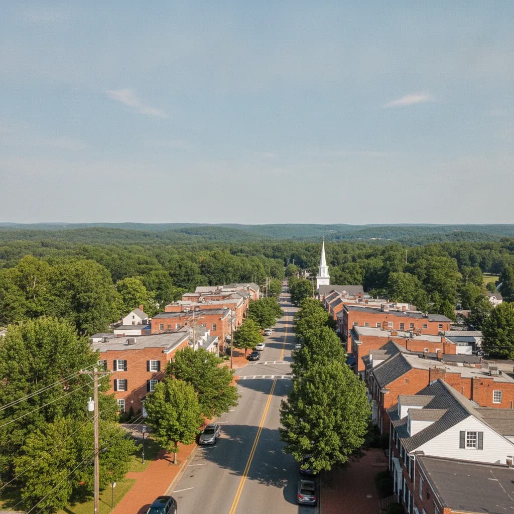 View of New Baltimore, VA