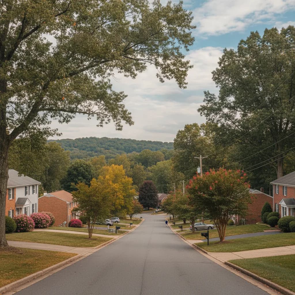 View of Newington Forest, VA