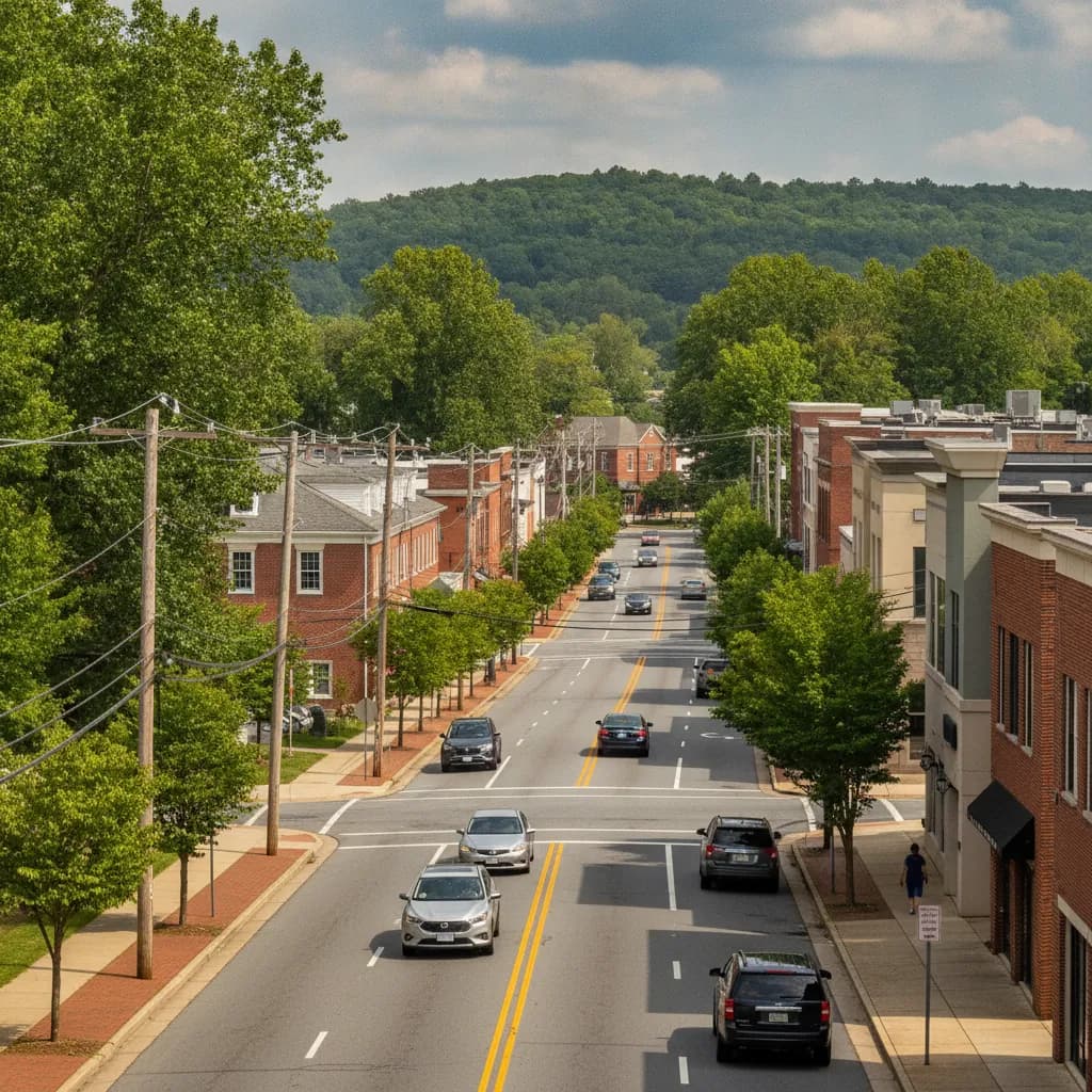 View of Newington, VA