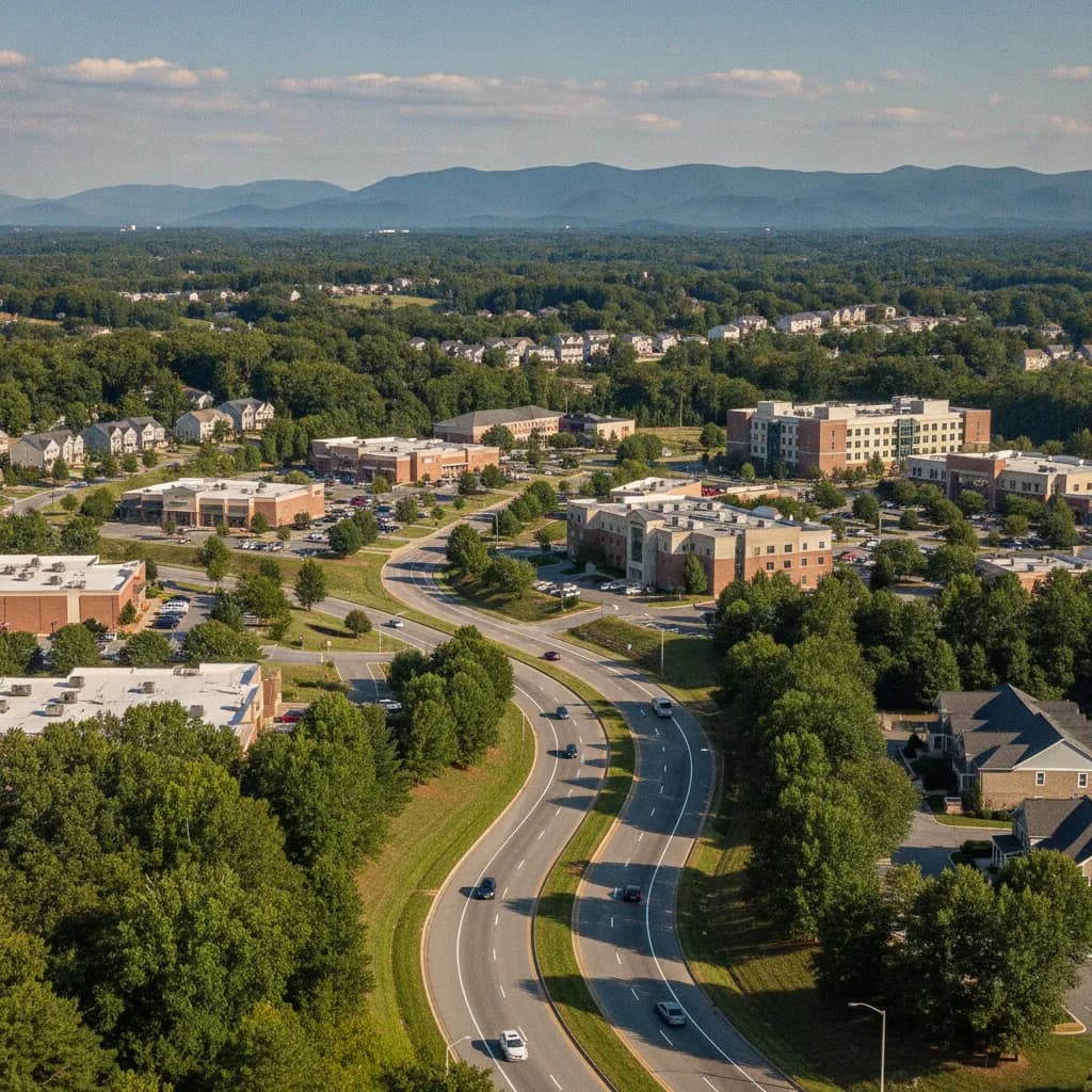 View of Pantops, VA