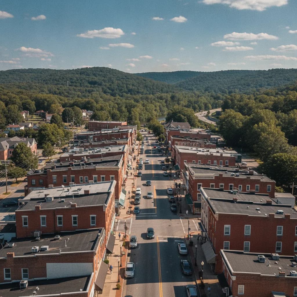 View of Radford, VA