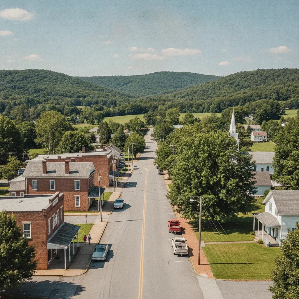 View of Rose Hill, VA