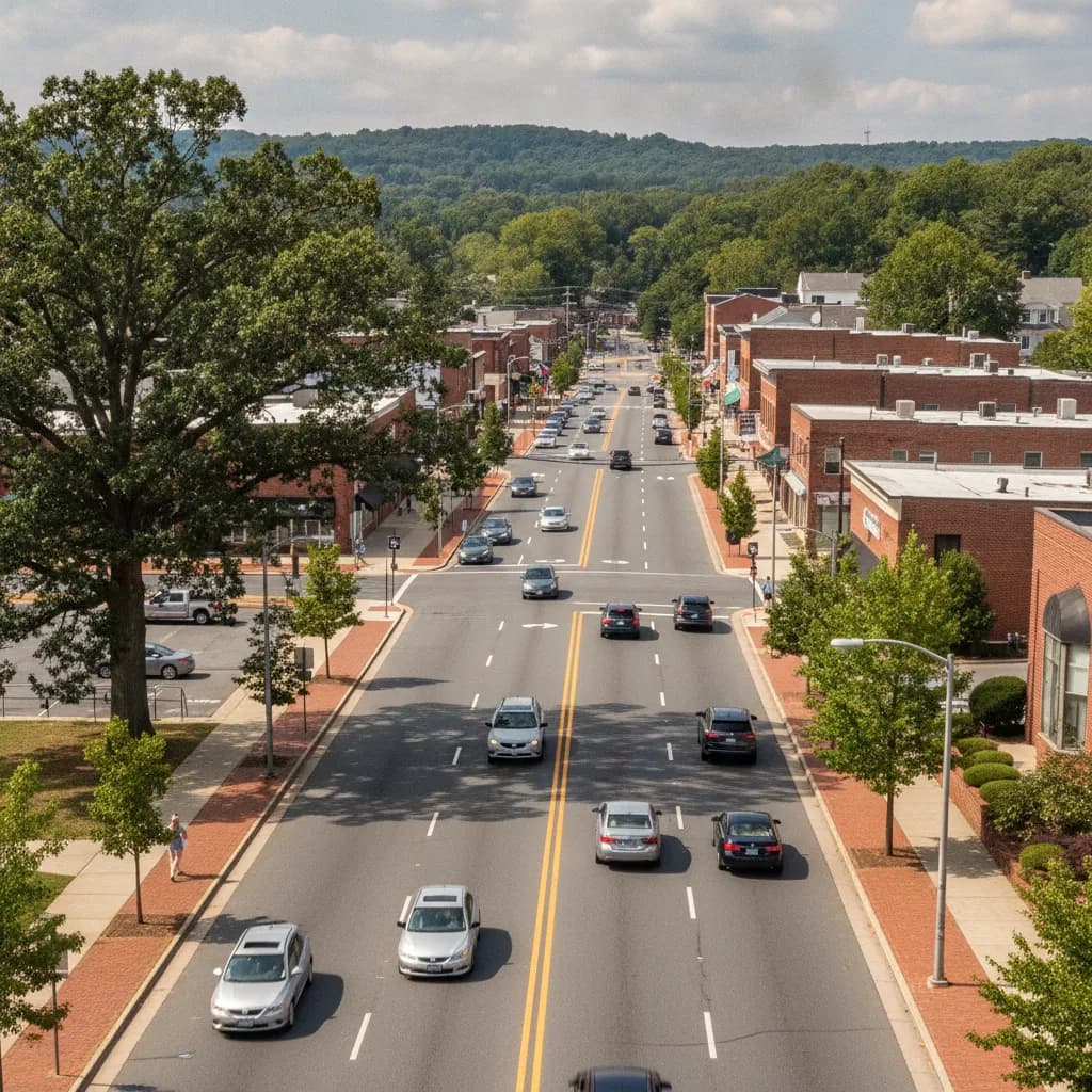 View of Seven Corners, VA