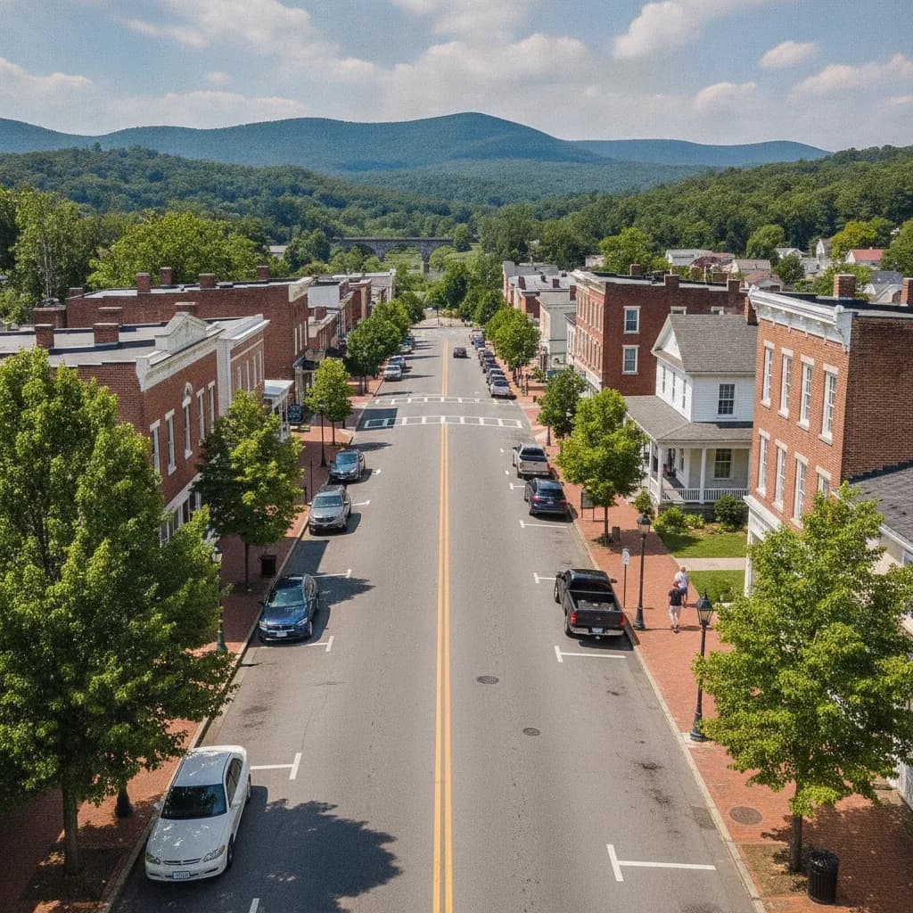 View of Strasburg, VA