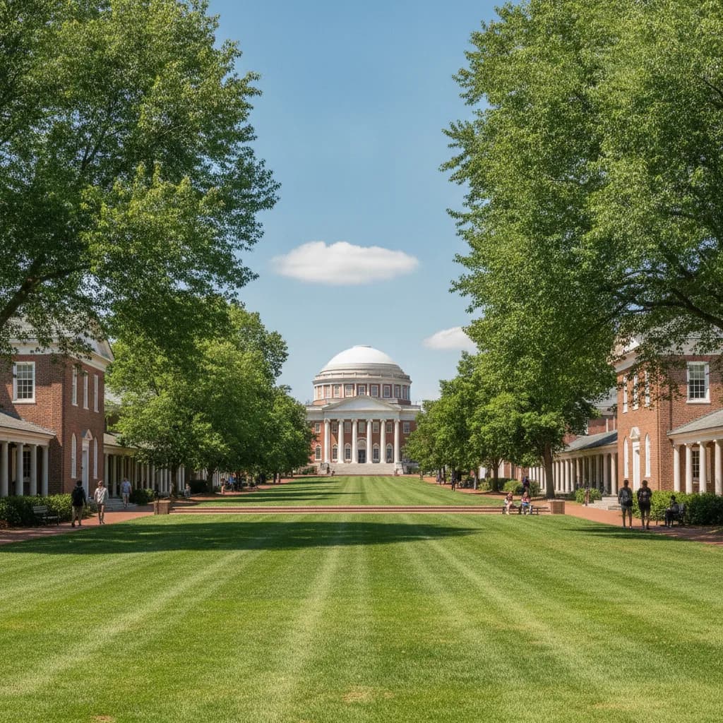 View of University of Virginia, VA