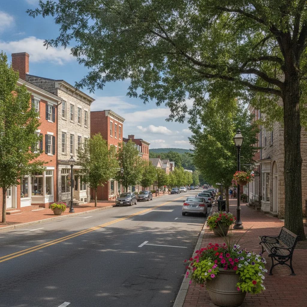 View of Warrenton, VA