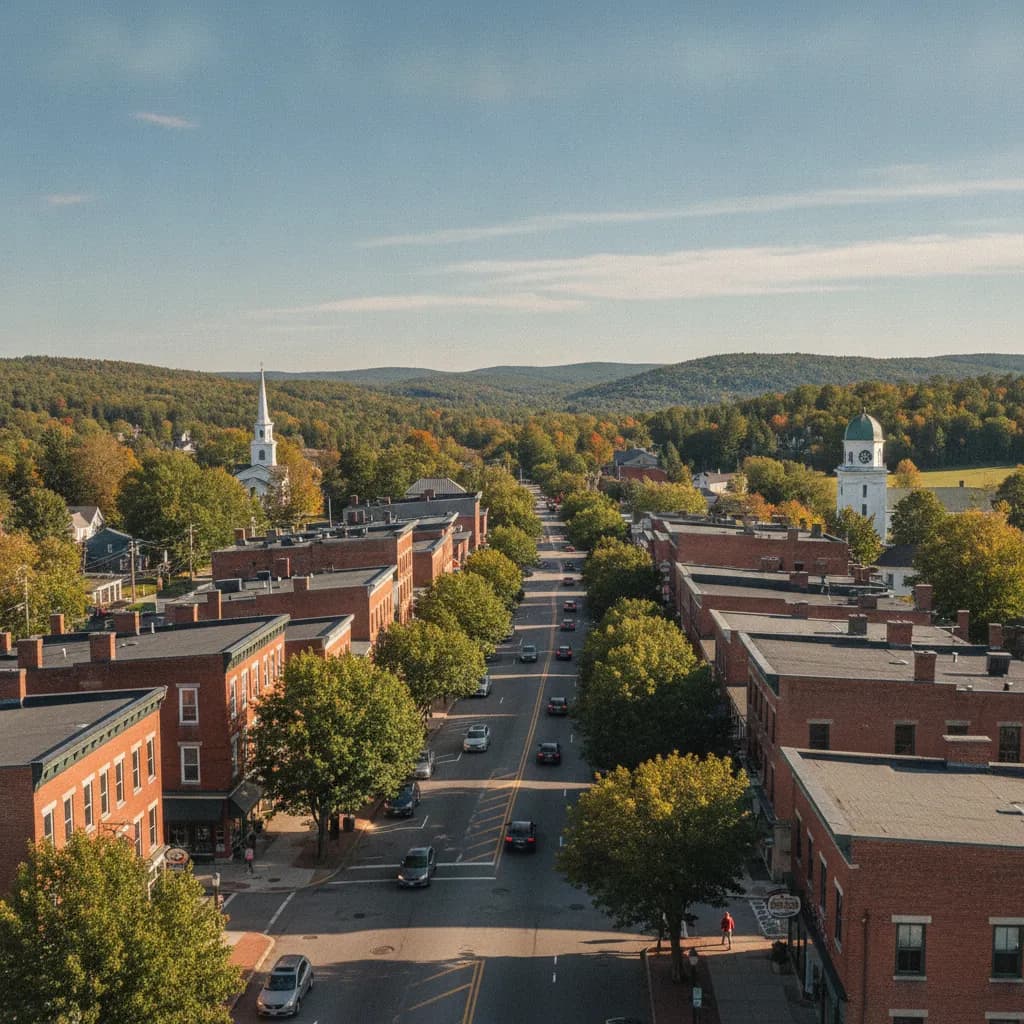 View of Bennington, VT