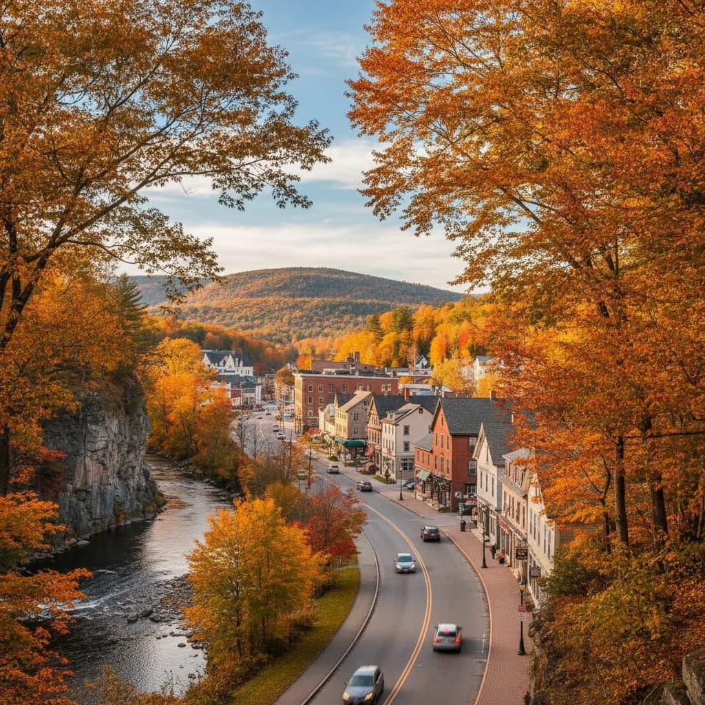 View of Brattleboro, VT