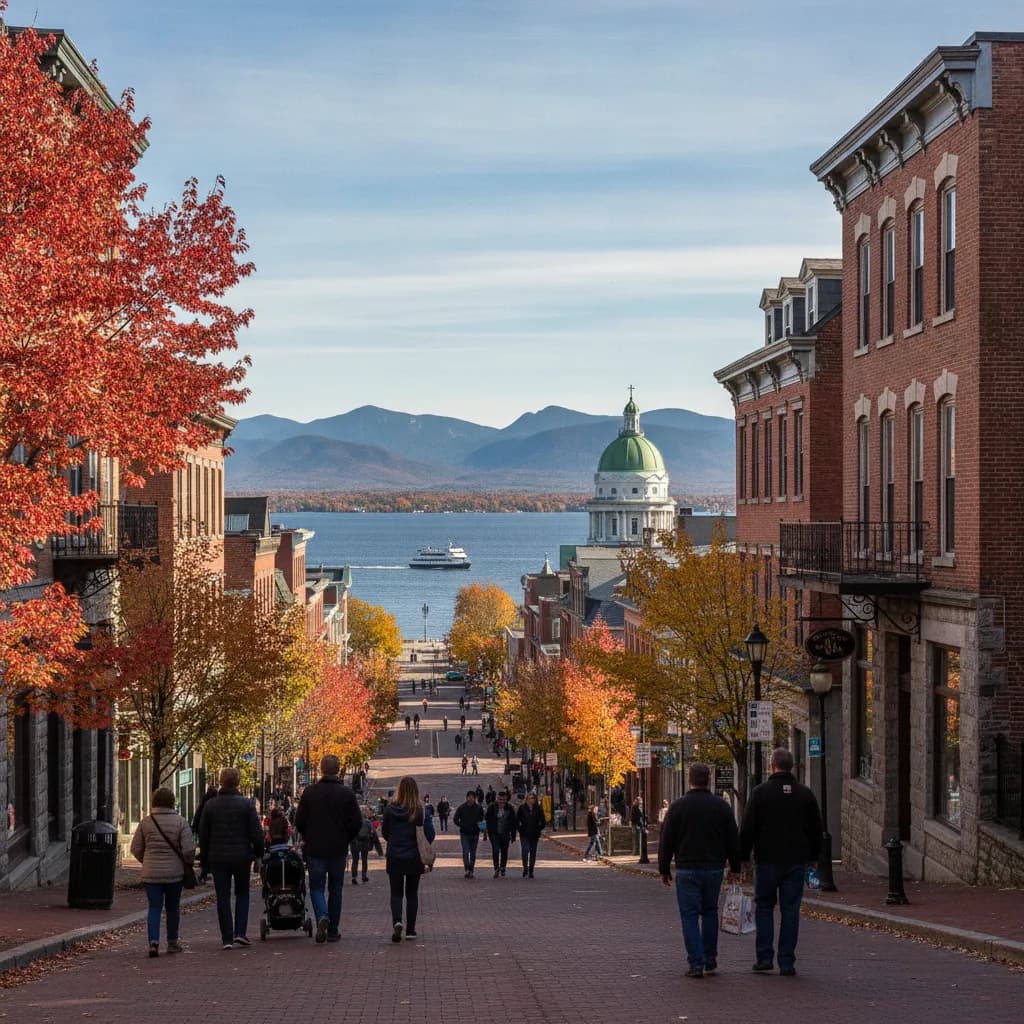 View of Burlington, VT