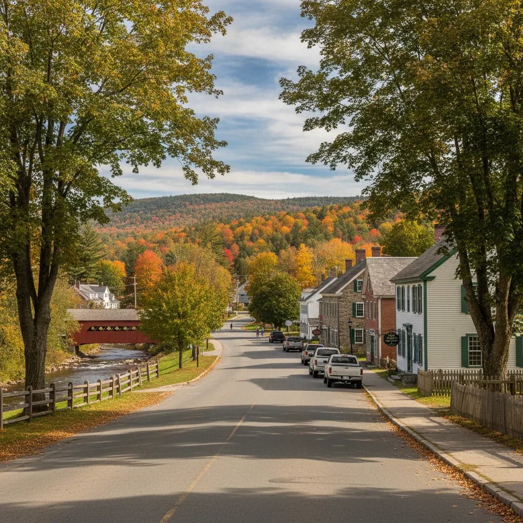 View of Cambridge, VT