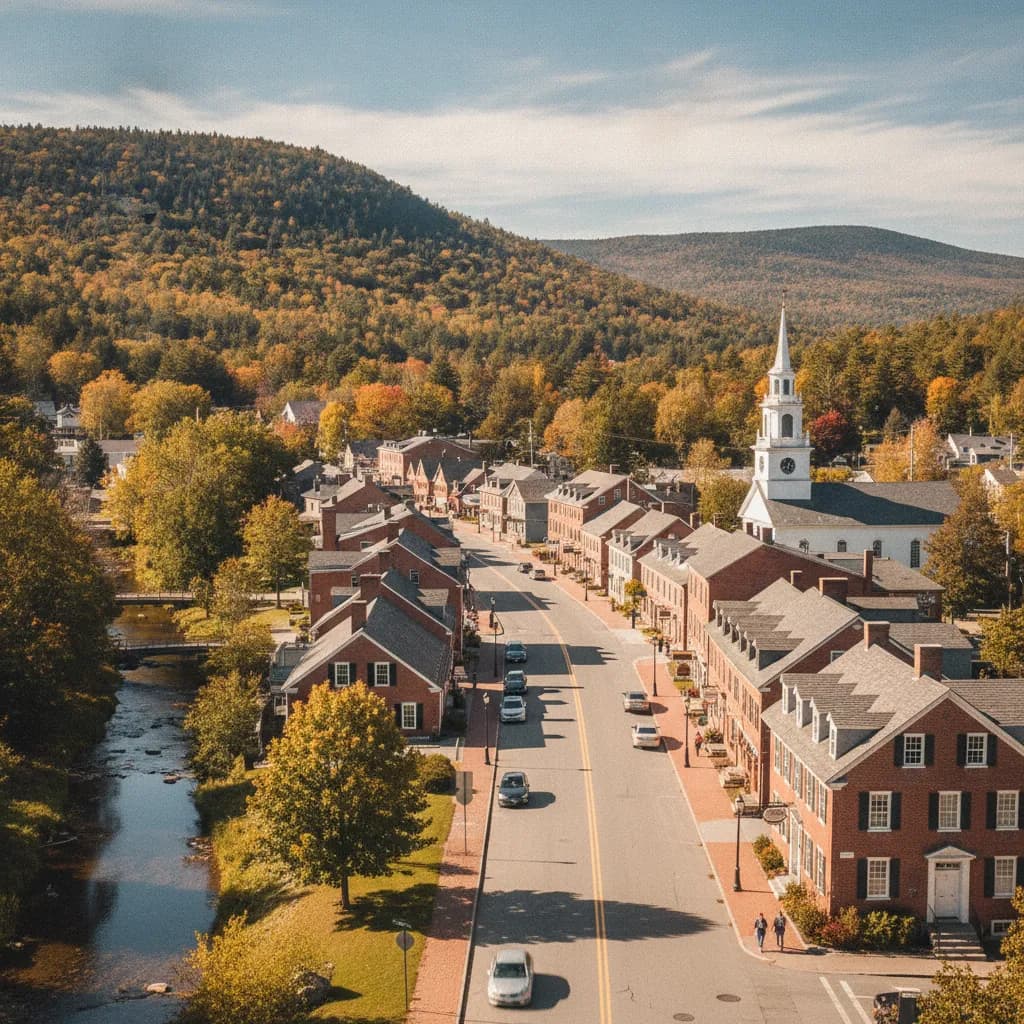 View of Castleton, VT