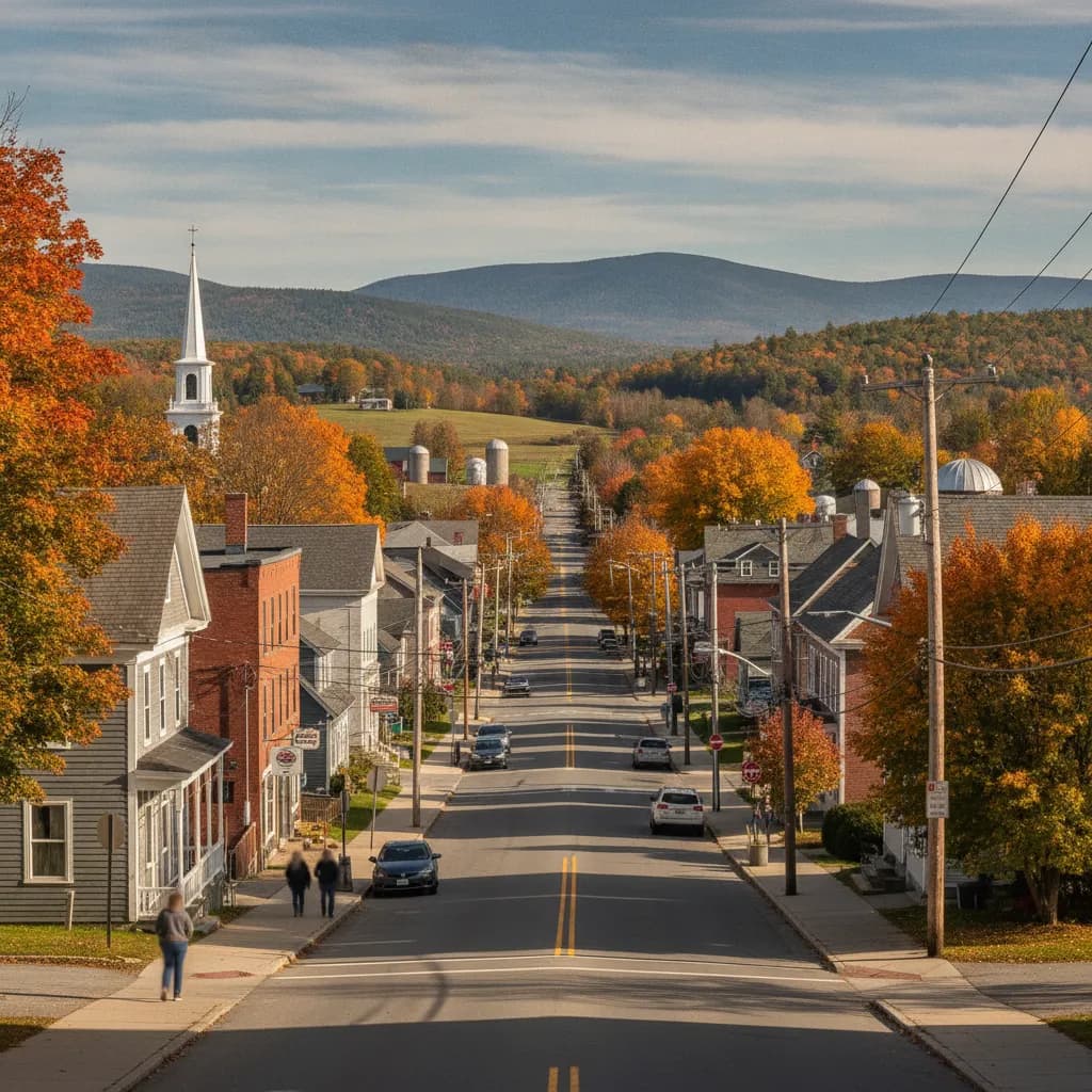 View of Essex Junction, VT
