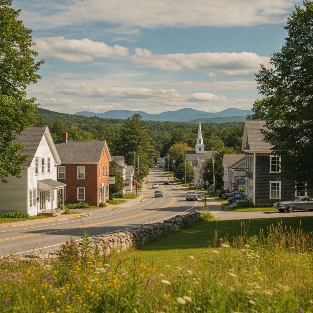 View of Hinesburg, VT